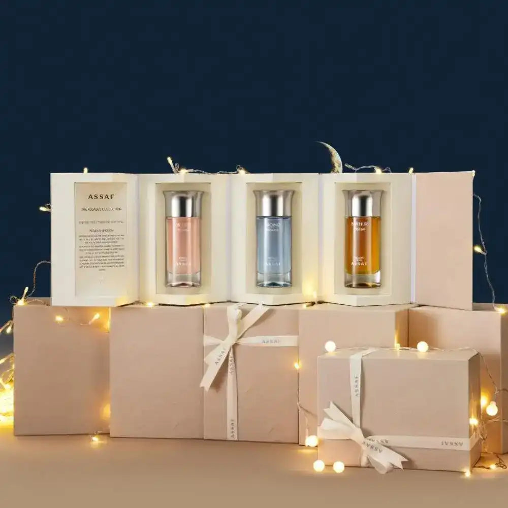 مجموعة بيقاسوس مع عطر جريس 200 مل من عساف