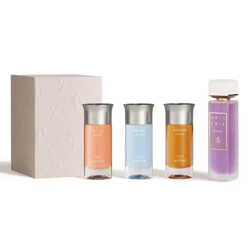 مجموعة بيقاسوس مع عطر جريس 200 مل من عساف