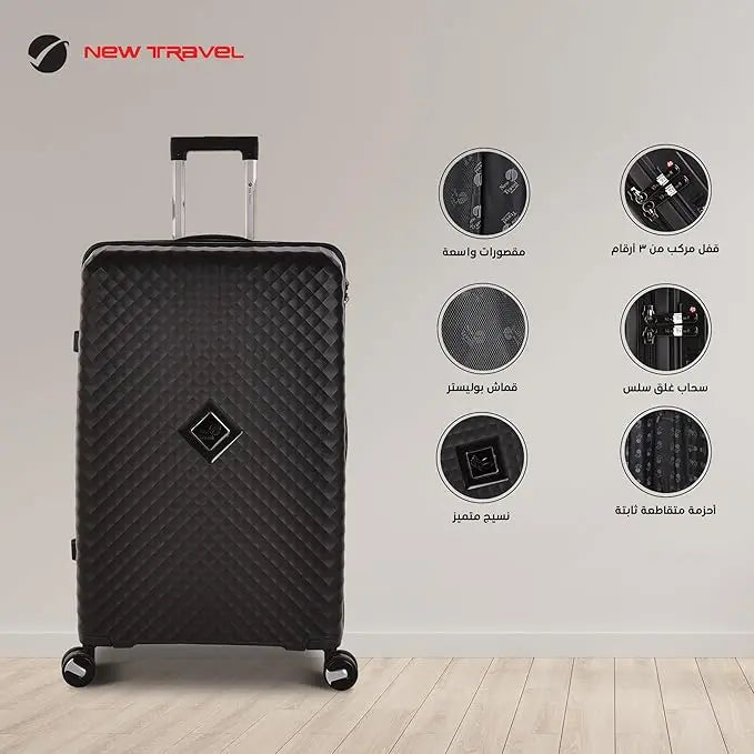 طقم حقائب السفر كاربون فايبر (ثلاث حقائب)