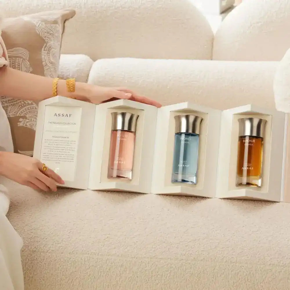 مجموعة بيقاسوس مع عطر جريس 200 مل من عساف